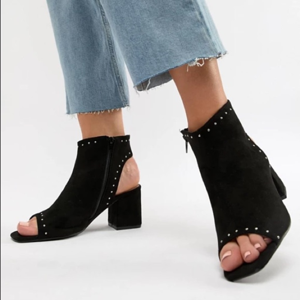 ASOS Lost Ink Macy Block heels